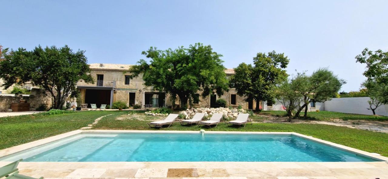 Appartement Dans Un Mas Provencal Renove Saint-Hilaire-dʼOzilhan Exterior foto